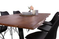 #nussbaumfarben #180x90 #hairpin-gestellschwarz