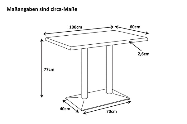 #mangonaturfarben #100x60 #säulen-gestellschwarz
