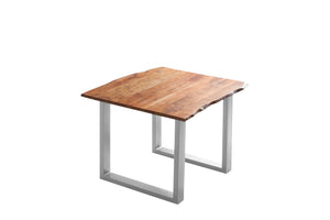 #nougatfarben #80x80 #u-gestellsilber
