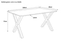 #160x85 #x-gestellschwarz