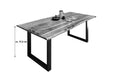 #nussbaumfarben #320x100 #u-gestellschwarz