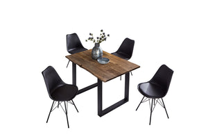 #nussbaumfarben #120x80 #u-gestellschwarz