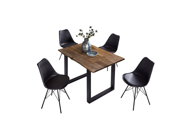 #nussbaumfarben #120x80 #u-gestellschwarz