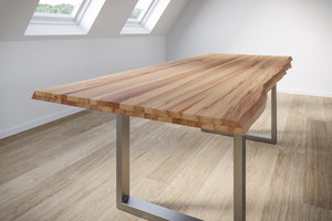 #naturfarben #140x80 #u-gestellsilber