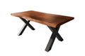 #akazienussbaumfarben #160x85 #x-gestellschwarz