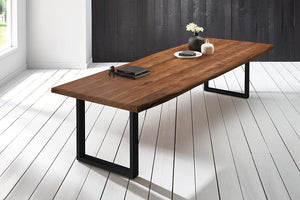#nussbaumfarben #280x120 #u-gestellschwarz