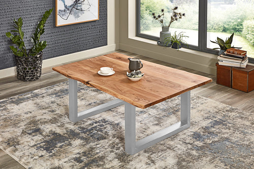 #naturfarben #140x75 #u-gestellsilber