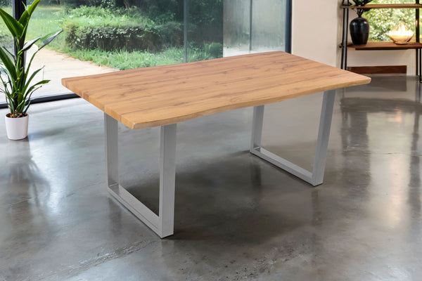 #wildeichenfarben #180x90 #u-gestellsilber