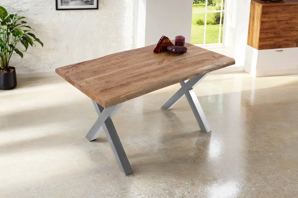 #mangoroughfarben #140x80 #x-gestellsilber
