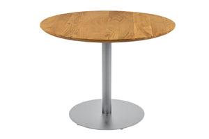 #akazienaturfarben #90x90 #säulen-gestellrundsilber