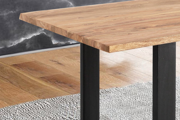 #sheeshamnaturfarben #140x80 #u-gestellschwarz