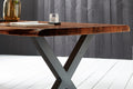 #nussbaumfarben #180x90 #x-gestellschwarz