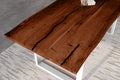 #nussbaumfarben #240x100 #u-gestellweiß