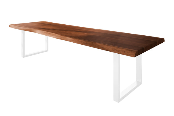 #nussbaumfarben #300x110 #u-gestellweiß