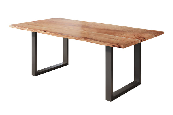 #naturfarben #200x100 #u-gestellschwarz