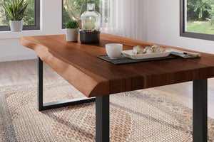 #akazienussbaumfarben #160x85 #u-gestellschwarz