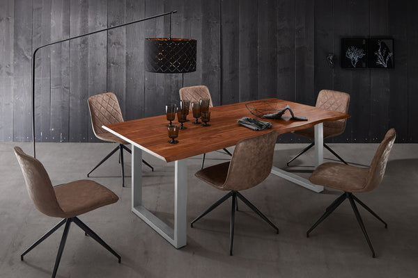 #nougatfarben #240x100 #u-gestellsilber