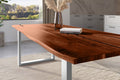 #nussbaumfarben #260x100 #u-gestellsilber