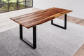 #naturfarbenlackiert #220x100 #u-gestellschwarz