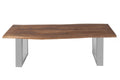 #nussbaumfarben #120cm #u-gestellsilber