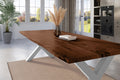 #nussbaumfarben #300x100 #x-gestellsilber