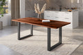 #nussbaumfarben #240x100 #u-gestellschwarz