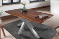 #nussbaumfarben #240x100 #spider-gestellsilber