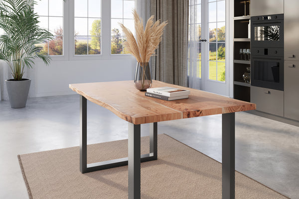 #naturfarben #160x85 #u-gestellschwarz