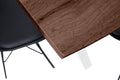 #nussbaumfarben #220x100 #x-gestellweiß