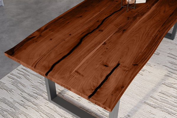 #nussbaumfarben #280x100 #u-gestellschwarz