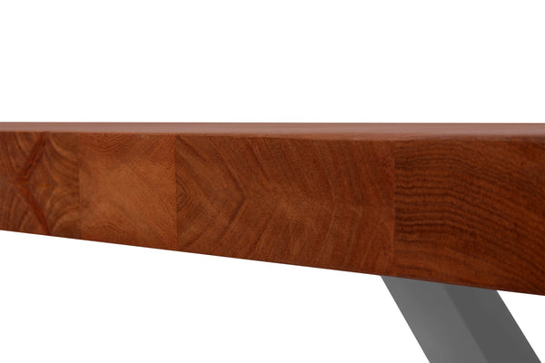#nussbaumfarben #180(280)x90 #x-gestellsilber