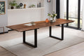 #nussbaumfarben #140(220)x90 #u-gestellschwarz