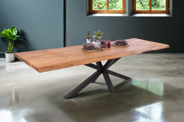 #naturfarben #140(220)x90 #spider-gestellschwarz
