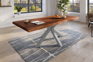 #nussbaumfarben #220x110 #spider-gestellsilber