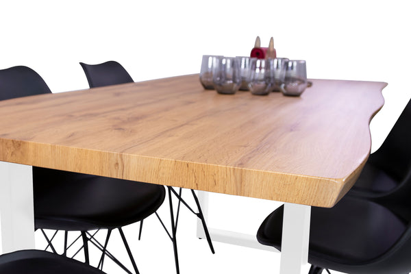 #wildeichenfarben #180x90 #u-gestellweiß