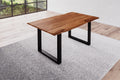 #teakfarben #120x80 #u-gestellschwarz