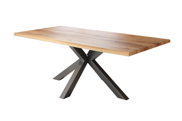 #holzwildeiche-optik #220x100 #spider-gestellschwarz