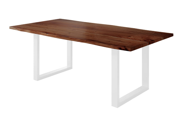 #nussbaumfarben #180x90 #u-gestellweiß