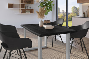 #holzgrau-optik #120x80 #u-gestellsilber