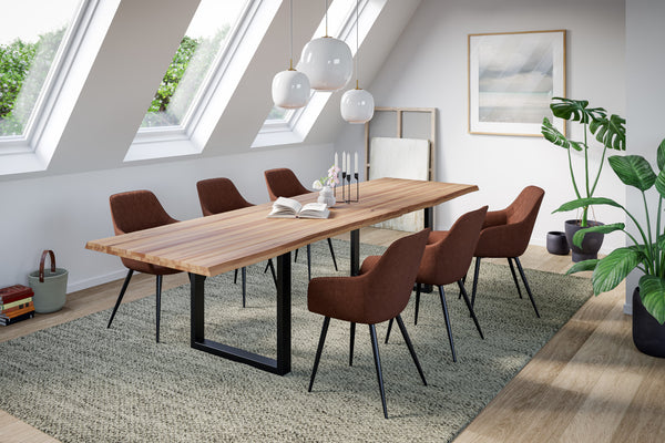 #naturfarben #280x100 #u-gestellschwarz