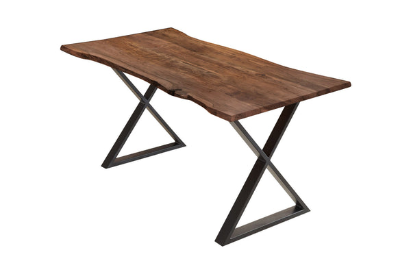#nussbaumfarben #240x100 #x-gestellschwarz