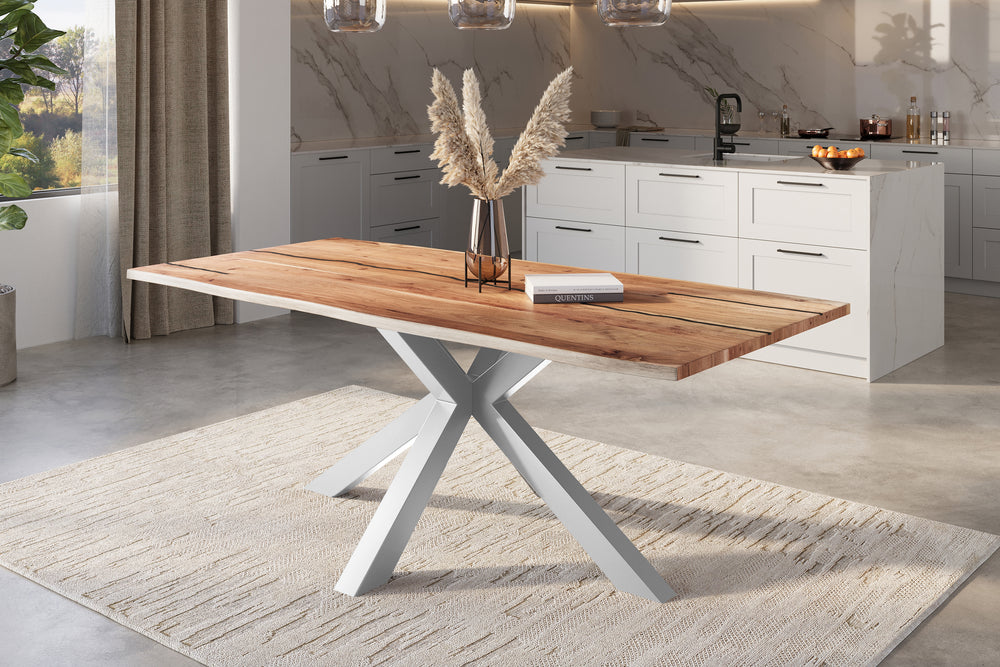 #naturfarben #240x100 #spider-gestellsilber