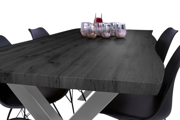 #graufarben #220x100 #x-gestellsilber