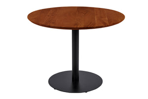#akazienussbaumfarben #90x90 #säulen-gestellrundschwarz