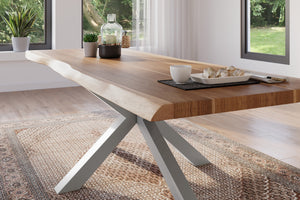 #akazienaturfarben #300x100 #spider-gestellsilber