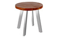 #nussbaumfarben #80x80 #vierfuß-gestellsilber