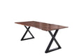 #nussbaumfarben #240x100 #x-gestellschwarz