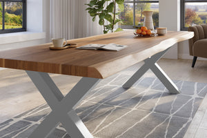 #naturfarben #280x110 #x-gestellsilber