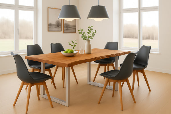 #naturfarben #240x100 #u-gestellsilber