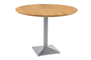 #akazienaturfarben #100x100 #säulen-gestelleckigsilber